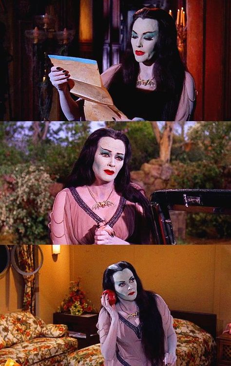 The Munsters Lily, Lily Munster Cosplay, Lily Munster Costume, Ladies Of Horror, Lilly Munster, Bridesmaid Updos, Goth Inspiration, The Munster, Lily Munster