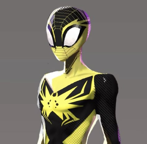 Spidersona Mask Ideas, Yellow Spidersona, Spidersona Suit, Spiderman Spidersona, Spiderverse Oc, Spiderman Oc Art, Oc Cosplay, Spider Sona, Spider People