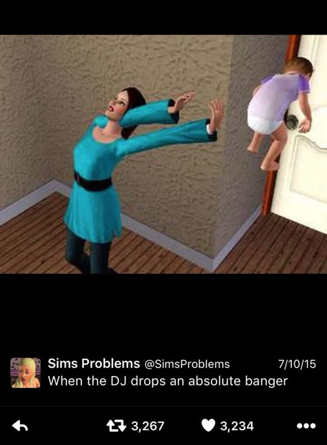 Sims Glitches Hilarious, The Sims Glitches, Sims4 Memes, Cursed Sims, Sims Humor, Sims Glitches, Funny Sims, Horrible Puns, Sims Funny