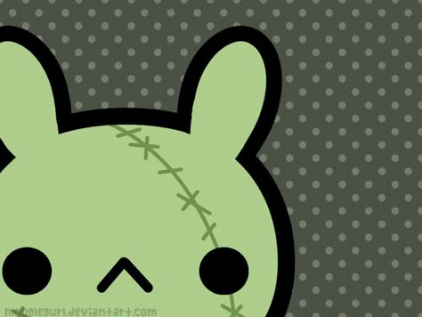 Zombie Bunny Wallpaper by *MoogleGurl on deviantART Zombie Wallpaper Iphone, A Cute Wallpaper, Zombie Bunny, Zombie Wallpaper, Cute Zombie, Bunny Wallpaper, Halloween Time, Cute Wallpaper, Iphone Wallpapers