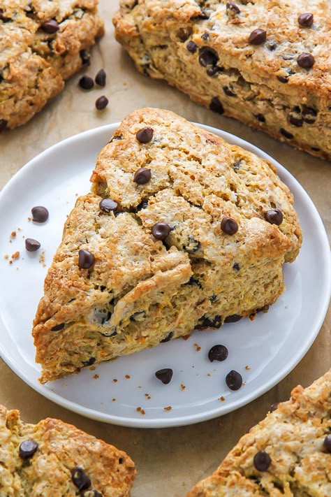 Choc Chip Scones, Whole Wheat Scones Recipe, Chocolate Chip Scones Recipe, Nature Recipes, Sour Cream Scones, Healthy Scones, Ibs Friendly Food, Wheat Flour Recipes, Laura In The Kitchen