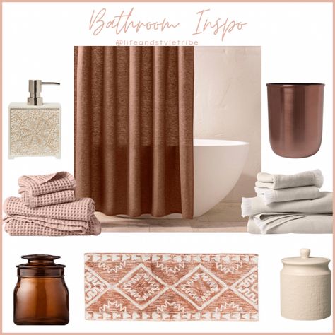 Shop Sienna Kilim Bath Mat and other curated products on LTK, the easiest way to shop everything from your favorite creators. Bathroom Aesthetic Modern, Bathroom Renovation Ideas Modern, Aesthetic Modern Bathroom, Cozy Bathroom Aesthetic, Budget Bathroom Makeovers, Earth Tone Bathroom, Bathroom Lighting Modern, Cozy Bathroom Ideas, Lux Bathroom