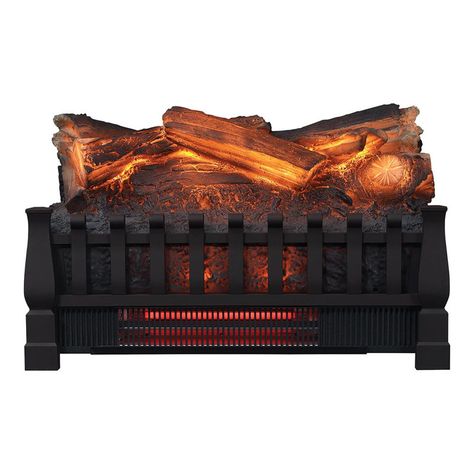 Duraflame Electric Duraflame 20-in Infrared Electric Fireplace Log Set & Reviews | Wayfair Electric Fireplace Logs, Fireplace Style, Exterior Fireplace, Fireplace Logs, Burning Fire, Electric Fireplace Insert, Fireplace Insert, Infrared Heater, Gas Logs