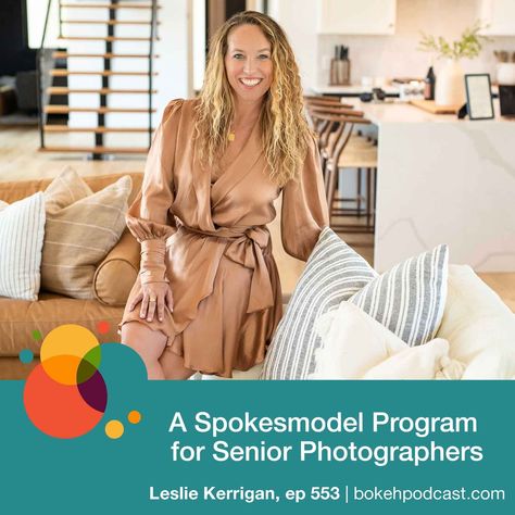 You might be thinking to yourself, 'Why would I charge spokesmodels to advertise for me?' The answer is more simple than you might expect! In episode 554 of the Bokeh Podcast, Leslie Kerrigan joins us to explain the benefits of implementing a senior spokesmodel program for both photographers and clients! Tune in to learn where to start and what mistakes you should avoid while creating a spokesmodel program that fits best for you and your potential clients! Senior Photographers, Senior Photography, Time Management, Programming, Podcast, To Start, Benefits, Photographer