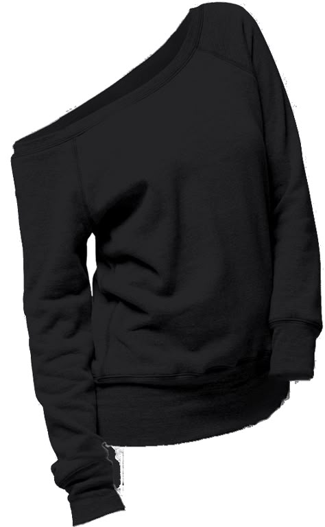 Bella Slouchy Fleece Solid Black Triblend Bohol, Vogue Fashion, Pullover Shirt, Look Casual, Looks Style, Mode Inspiration, Sweater Black, Shoulder Sweater, Comfy Outfits