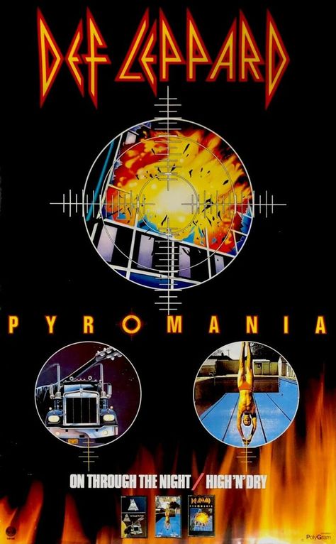 Def Leppard 80s, Def Leppard Poster, Def Leppard Albums, Def Leppard Pyromania, Def Leppard Joe Elliot, Rock Band Posters, Heavy Metal Music, Rock Posters, Motley Crue