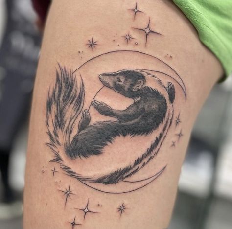 Skunk Tattoo, Tattoo Simple, Art Tattoos, S Tattoo, Line Tattoos, Permanent Marker, Tattoo Inspo, Meaningful Tattoos, Future Tattoos