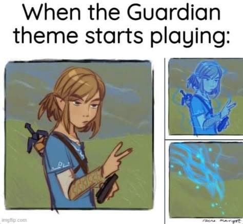 Sidon Zelda, Link Loz Meme, Loz Twilight Princess Memes, Legend Of Zelda Botw Memes Funny, The Legend Of Zelda Breath Of The Wild Meme, Botw Zelda, Zelda Funny, Zelda Botw, Link Art