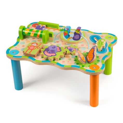 Jungle Activities, Melissa And Doug, Play Table, Activity Table, Melissa & Doug, Activity Toys, Play Toys, Hands On Activities, Baby Clothes Shops