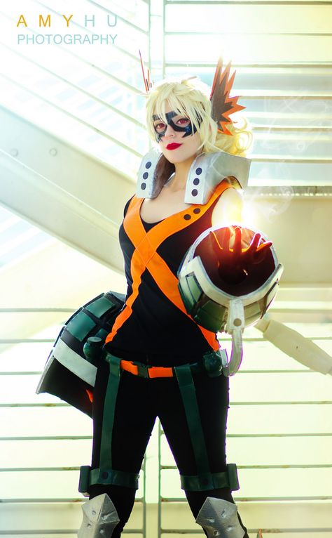 Fem Bakugou Cosplay, Female Bakugou Cosplay, Bakugo Outfit, Fem Bakugou, Female Bakugou, Cosplay Bakugou, Bakugo Cosplay, Bakugou Cosplay, Mha Cosplay