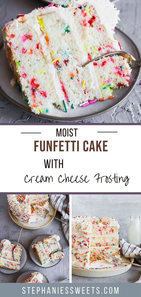 Funfetti With Cream Cheese Frosting, Funfetti Cake Cream Cheese Frosting, Icing For Funfetti Cake, Funfetti Cake With Buttercream Frosting, Best Cakes With Cream Cheese Frosting, Funfetti Cream Cheese Frosting, Cake Recipe With Cream Cheese Frosting, Best Frosting For Funfetti Cake, Birthday Cake Flavor Recipes