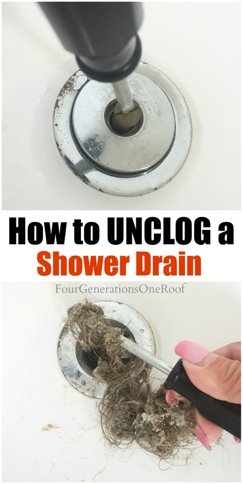 How to unclog a shower drain in 5 minutes #unclogshowerdrain #unclogdrain #drain #shower #showerdrain #diyshowerdrain Declog Shower Drain, Shower Drain Unclogger, Unclog Bathtub Drain, Drain Unclogger, Drain Repair, Bathroom Sink Design, Unclog Drain, Bathtub Drain, Bathroom Cleaning Hacks