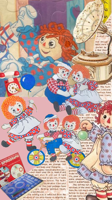 raggedy ann and andy Raggedy Doll, Raggedy Ann And Andy, Raggedy Ann, Cool Wallpapers Art, Musical Movies, Old Toys, Cool Wallpaper, Connect With People, Your Aesthetic