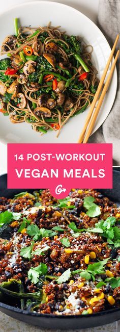 Workout Meals, Post Workout Food, God Mat, Recipes Vegan, After Workout, Vegan Meals, Vegan Cooking, Vegan Foods, Vegan Eating