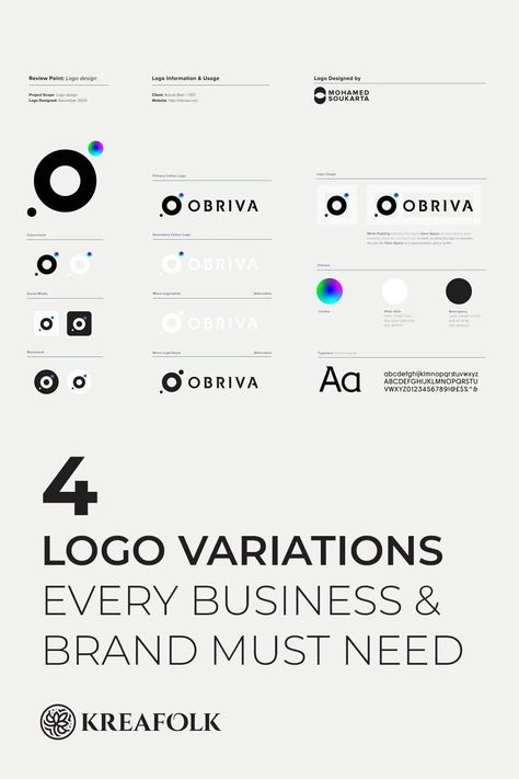 Branding Logo Variations, Brand Ci Design, Brand Identity Elements, Logo Presentation Template, Logo Design Variations, Logo Guidelines Design, Logo Variations Identity Design, Corporate Branding Design Inspiration, Logo Variations Branding