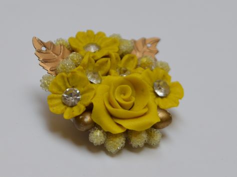 jewellery made of Italian dough Dough Jewelry, Clay Recipe, Clay Rings, Kinds Of Shapes, Clay Jewellery, Clay Food, Yellow Colour, Insightful Quotes, Jewellery Handmade