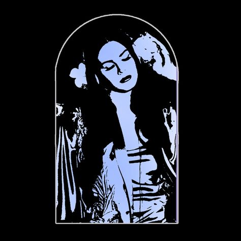 Lana Del Rey Silhouette, Lana Del Rey Painting, Skateboard Designs, Song Posters, Lana Del Rey Love, Silhouette Frames, Skateboard Design, Lana Del Rey, Skateboard