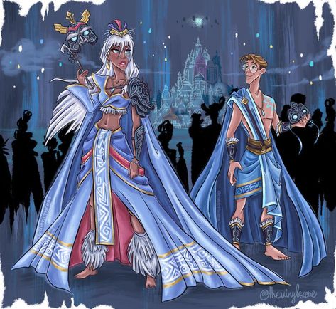 The Vinyl Scene on Instagram: “💎🎭 Kida & Milo 🎭🌊 Disney Designer Collection Midnight Masquerade Series 2 fanmade by @thevinylscene #disney #disneyprincess…” Milo Atlantis Fanart, Milo Disney, Disney Masquerade, Milo And Kida, Kida Disney, Disney Designer Collection, Kida Atlantis, Princess Kida, Midnight Masquerade