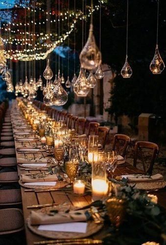 Boho Wedding Trends 2019 ★ See more: https://www.weddingforward.com/boho-wedding-trends Country Wedding Reception, Wedding Reception Lighting, Country Lighting, Rustic Wedding Decorations, Banquet Decorations, Wedding Tent, Wedding Hall, Wedding Decor Elegant, Rustic Country Wedding