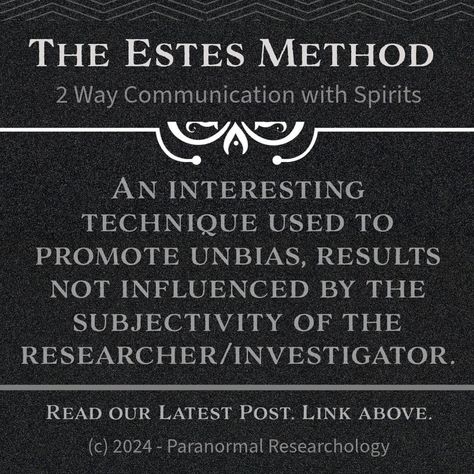 Estes Method, Paranormal Facts, Ghost Haunting, Anthropology Major, Paranormal Aesthetic, Psychic Development Learning, Paranormal Research, Paranormal Investigator, Writing Aesthetic