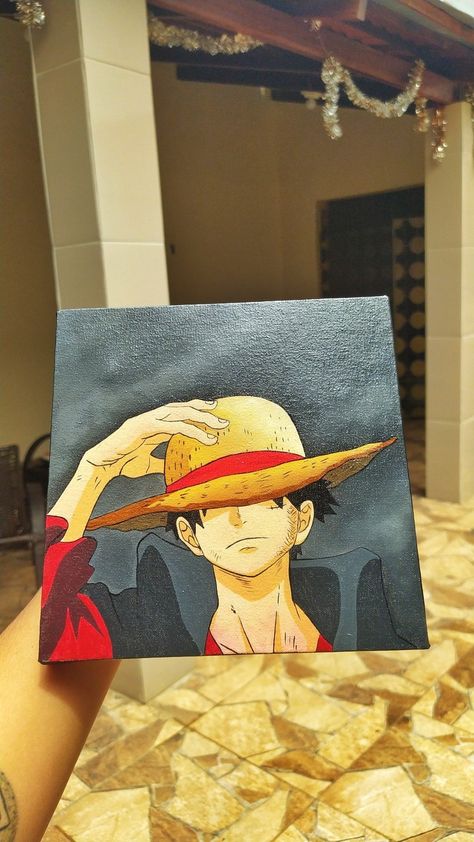 Zoro One Piece Canvas Painting, One Piece Acrylic Painting, Marvel Paintings On Canvas, Luffy Canvas Painting, One Piece Painting Canvases, One Piece Canvas Painting, Zoro One Piece Art, One Piece Watercolor, Zoro Painting