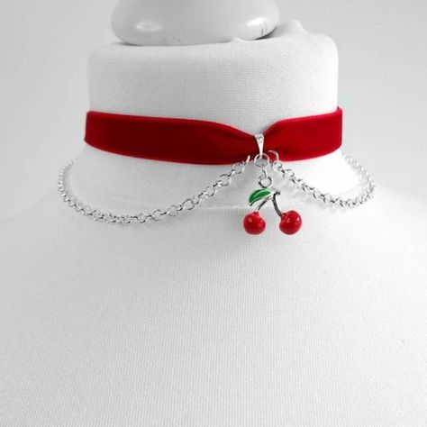 Just found this amazing item on AliExpress. Check it out! C$4.79 | Red Velvet Cherry Choker with Chains Fashion Jewelry Beautiful Delicacy Novelty 2020 New Women Girlfriend Gift Necklace Charm Cherry Choker, Punk Halloween, Girlfriend Necklace Gift, Moon Choker, Chains Fashion, Black Lace Choker, Witch Necklace, Jewelry Beautiful, Chain Fashion