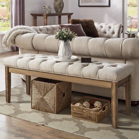 Add a touch of contemporary to your entryway or dining area with this bench. This item is built with angled legs and a tufted seat providing comfort and support. The clean lines in this item will coordinate well with many dcor styles. Size: Table Height.  Color: Gray. In Front Of Bed Bench, Styling Bench Entryway, Formal Mudroom, Long Bench Entryway, Long Entryway Bench, Long Bench Seating, Foot Of The Bed Bench, House Desert, Benches Entryway