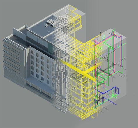 (BIM and IPD Graphic) Bim Architecture, Expo Poster, Rebar Detailing, Barge Boat, Digital Twin, Hvac Design, Bim Model, Architectural Engineering, Building Information Modeling