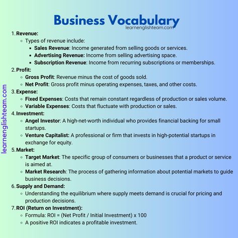 English is widely used in the world of business and entrepreneurship, and a good command of business English is essential English For Business Communication, English For Business, Business English Phrases, Esl Business English, Business English Vocabulary, Business Vocabulary, English Business, English Practice, Disruptive Innovation