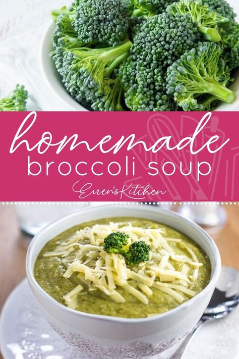 Prawns Salad, Healthy Broccoli Soup, Broccoli Soup Healthy, Soup Maker Recipes, Creamy Broccoli Soup, Healthy Broccoli, Vegetarian Soups, Cream Of Broccoli, Cream Of Broccoli Soup