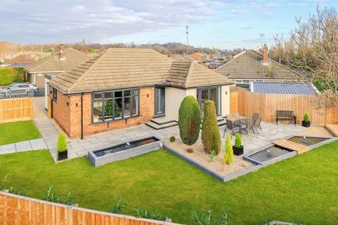 Fireman transforms drab 1950s bungalow into dream home - and shares his top tips - Irish Mirror Online Bungalow Renovation Before And After, 1950s Bungalow, James Stuart, Mirrors Uk, Bungalow Renovation, Old Cottage, Bed Swing, Creature Comforts, Fire Station