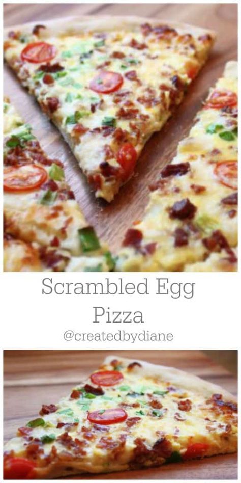 Breakfast Pizzas, Menu Breakfast, Egg Pizza, Breakfast Pizza Recipe, Breakfast Eggs, Breakfast Casseroles, Hershey Kiss, Scrambled Egg, Pizza Pie