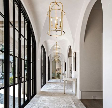 Modern European Foyer, Luxury Entryway Grand Entrance, Double Door Entryway European, House Foyer Entryway, Luxury Grand Entrance, Mansion Entryway Grand Entrance, Transitional Entry, Foyer Ideas Entryway, Grand Entryway