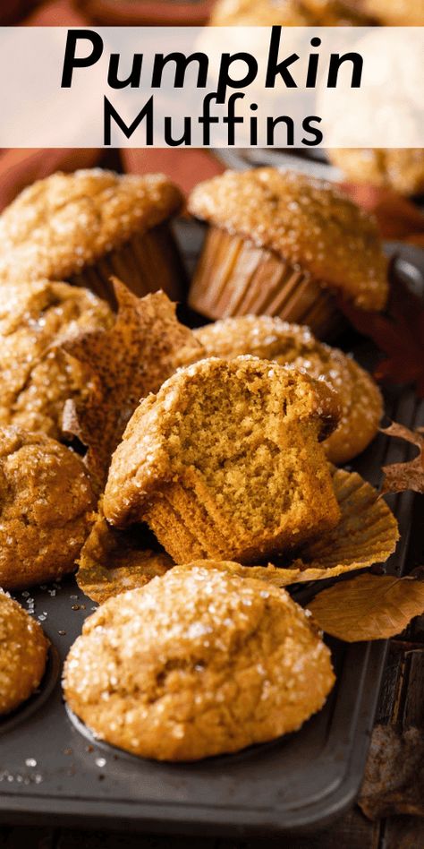 Want to make absolutely perfect pumpkin muffins that rival any professional bakery? I spent 6 months testing and perfecting muffin recipes so I could teach you the exact, easy to follow steps to make bakery style muffins at home! Bakery Pumpkin Muffins, Pumpkin Muffins Bakery Style, Best Pumpkin Muffins Ever, Pumpkin Spice Muffins Recipe, Bakery Style Pumpkin Muffins, Bakery Muffin Recipes, Panera Pumpkin Muffin Recipe, Apple Breakfast Cake, Fall Yummies