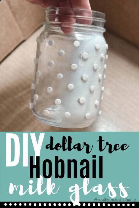 Repurpose Glass Milk Bottles, Upcycle Glass Jars Diy Projects, How To Paint Glass Vases Easy Diy, Glass Jar Upcycle, Painted Glass Vases Diy, How To Paint Glass Jars, Glass Jars Crafts, How To Paint Glass Bottles, Dollar Tree Vases Diy