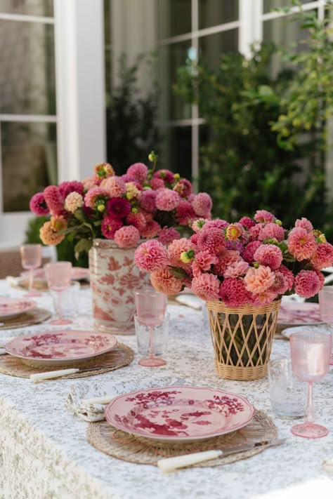 Setting The Table For Fall Florence Print, Colored Wine Glasses, Setting The Table, Julia Berolzheimer, Bridal Luncheon, Easter Tablescapes, Table Scapes, Autumn Table, Pink Easter