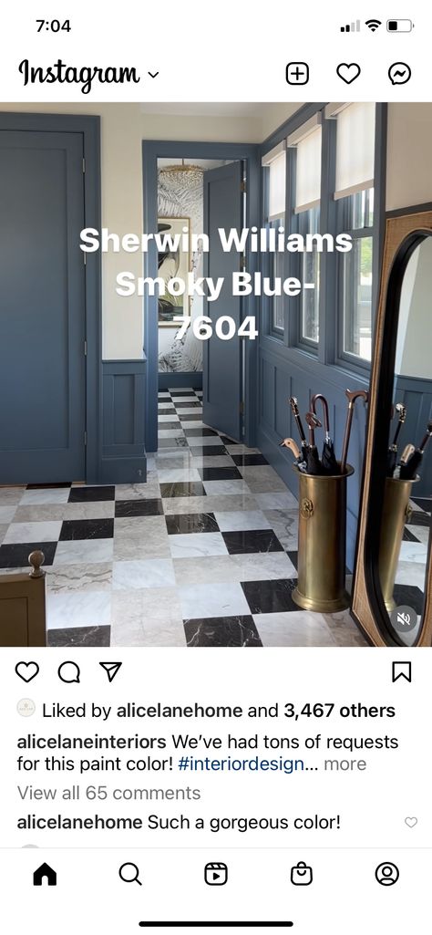 Smoky Blue Bathroom, Boys Room Paint Colors, Blue Interior Doors, Blue Green Bedrooms, Sherwin Williams Blue, Sherwin Williams Green, Boy Room Paint, Blue Bathroom Decor, Smoky Blue