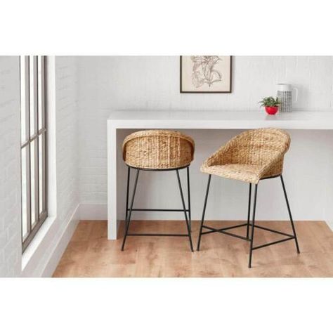 Wicker Bar Stools, Rattan Counter Stools, Counter Stools With Backs, Stool With Back, High Dining Table, Metal Counter Stools, Metal Counter, Island Stools, Rattan Bar Stools