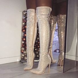 Boot Bling, White Wedding Shoes, Toddler Girl Shoes, Womens Wedding Shoes, Womens Knee High Boots, Long Boots, Heel Boots, Thigh High Boots, Tall Boots