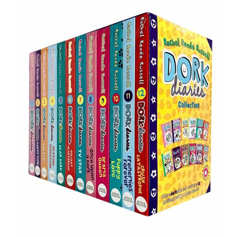 Dork Diaries Series Books 1 - 12 Collection Set by Rachel Renee Russell Adult Fiction Books, Dork Diaries Series, Dork Diaries Books, Dork Diaries, Cheap Books Online, 12 Books, Series Books, Forever Book, Cheap Books