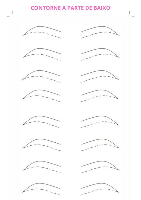 Eyebrow Practice Sheet Printable, Eyebrow Template, Prom Eye Makeup, Guys Eyebrows, Permanent Makeup Eyebrows, Eyebrow Enhancer, Eyebrow Stencil, Face Chart, Beauty Clinic