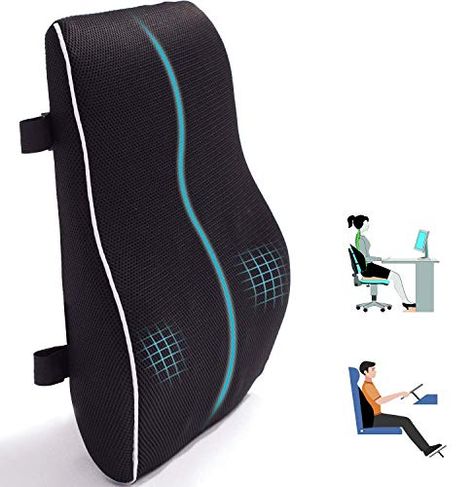 Office Chair Back Support, Tailbone Pain, Lumbar Support Pillow, Back Support Pillow, Sitting Posture, Chair Pillow, Improve Posture, Support Pillows, Back Pain Relief