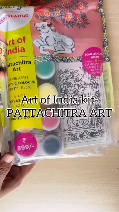 mithila_palette on Instagram: Art of India Kit -Pattachitra Art This pre drawn designed kit is very apt gift for those who love Indian Art. Had so much fun painting… Pattachitra Art Paintings, Pattachitra Paintings, Pattachitra Art, Hand Crafts For Kids, Hand Crafts, Madhubani Art, Madhubani Painting, Indian Art Paintings, Art Kit