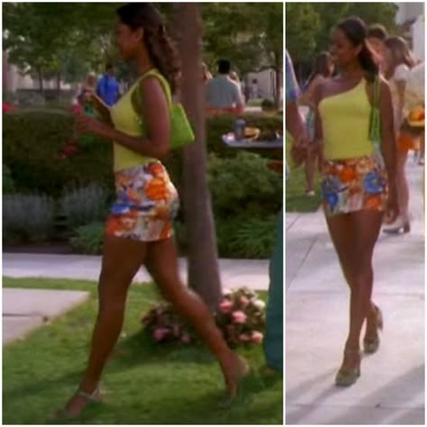 Stacey Dash 90s Outfits, Dionne Davenport Outfits, 90’s Summer Outfits, Dionne Clueless Outfits, Dionne Clueless, Dionne Davenport, 00’s Fashion, Stacey Dash, Clueless Fashion