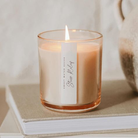 Our Stress Relief candle is an invigorating yet relaxing scent. The top notes of lemon and orange keep it bright and fresh while the eucalyptus and spearmint balance it out to be calming as well. It's the perfect scent for living rooms, bathrooms, offices and everywhere in between! Light this spa candle for yourself or give it as a gift for somebody who deserves to relax. Water Decor, Spa Candle, Sweet Water, Tinted Glass, Glass Jar Candles, Jar Candle, Glass Jar, Glass Jars, Candle Jars