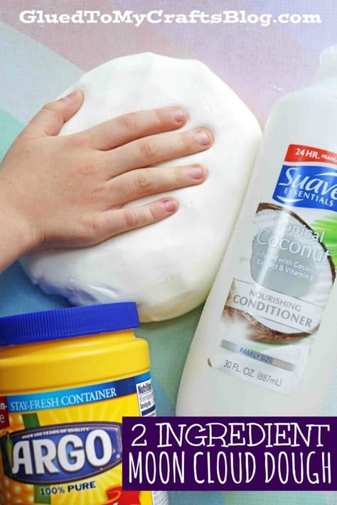 Slime Recipe Glue, Dough Slime, Moon Dough, Sands Recipe, Easy Slime Recipe, Diy Slime Recipe, Cloud Dough, Slime For Kids, Foam Slime