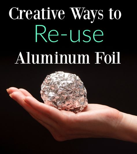 Have used aluminum foil and wondering if you should recycle it or toss it in the trash? Checking out these ideas for reusing aluminum foil instead! Aluminum Foil Crafts, Upcycling Crafts, Yummy Casseroles, Metal Craft, Tin Foil, Diy Cleaners, Foil Paper, Laundry Soap, Wrap Recipes