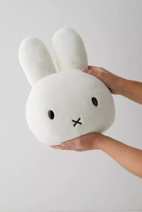 Miffy Head Plushie | Urban Outfitters Canada Uni Must Haves, Retro Cd Player, Throwing Clothes, Branding Checklist, Painted Coffee Mugs, Cool Rug, Yoshitomo Nara, Bunny Head, Popular Manga