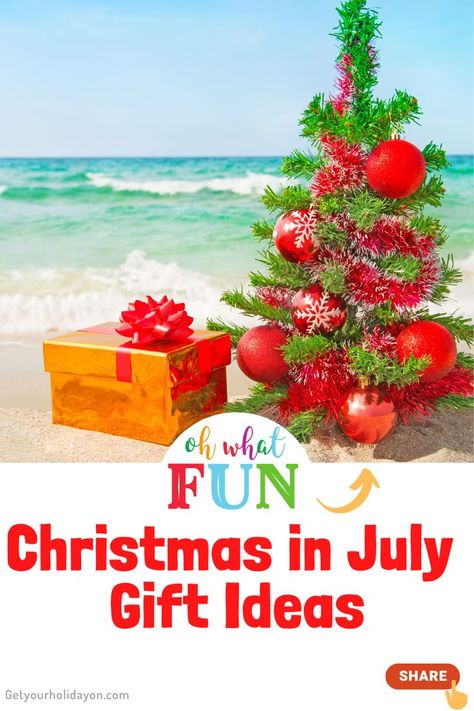 f your tree is decorated with flipflop garland, you have flamingos dressed in Santa gear on your front lawn, or you’re getting ready to attend the Christmas bash of the summer. We have ideas that will add to the festivities in July. The best Christmas in July gift ideas for exchanges! Christmas In July Gift Exchange Ideas, Christmas In July Gifts Ideas, Wonderland Diy Decor, Christmas In July Food Ideas, Christmas In July Outfit Ideas, Christmas In July Crafts, Christmas In July Party Ideas, Christmas In July Decorations, Frugal Christmas