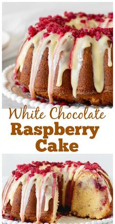 White Chocolate Raspberry Bundt Cake, Raspberries Cake, Chocolate Raspberry Bundt Cake, Raspberry Bundt Cake, White Chocolate Raspberry Cake, Cake Bundt, Bundt Cake Recipe, Mini Bundt Cakes, Torte Cupcake